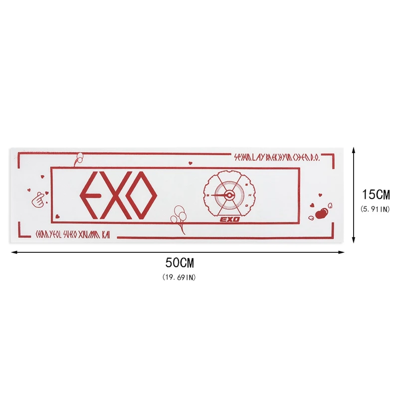 1 шт. K-pop EXO концертная поддержка ручной баннер 5-й альбом не портить мой темп ткань повесить плакат