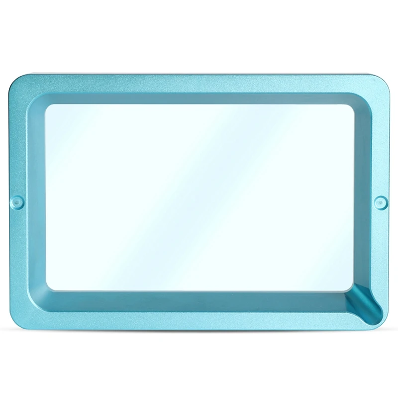 

Material Rack for 3D Printer Anodized Aluminium Resin Vat for Photon FEP Film and Steel Ring Installed Fully Metal