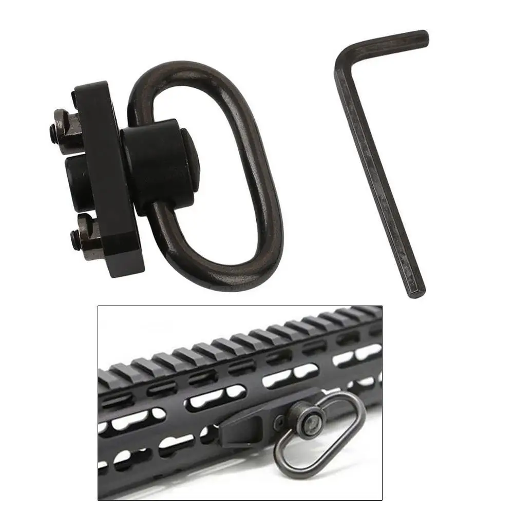 

Rail Attachment Mount Adapter Hunting QD Swivel Mount Sling Attachment for MLOK Handguard Quick Detach Rail Accessory