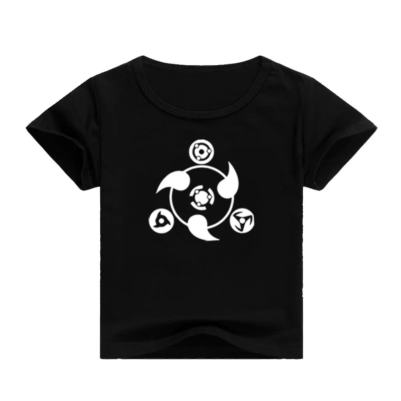 Luminous Naruto Children T-shirt Sasuke / Naruto 3D  children clothes baby boy girl casual short-sleeved T-shirt