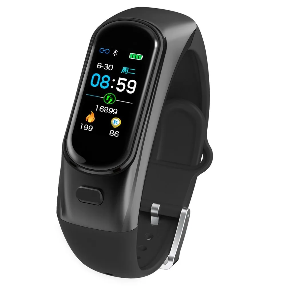 

H109 Bluetooth Smart Band Fitness Trackert IP67 Waterproof Heart Rate Blood Pressure Oxygen Monitor Information Synchronization