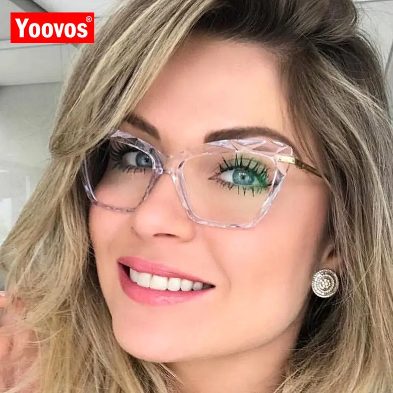 Yoovos 2021 Женские винтажные солнцезащитные очки кошачий глаз женские роскошные в