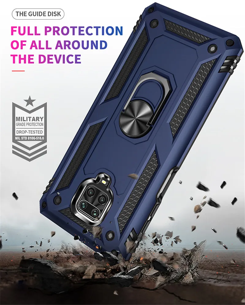 For-Xiaomi-Redmi-Note-9S-Case-Shockproof-Armor-Stand-Holder-Car-Ring-Phone-Case-for-Redmi