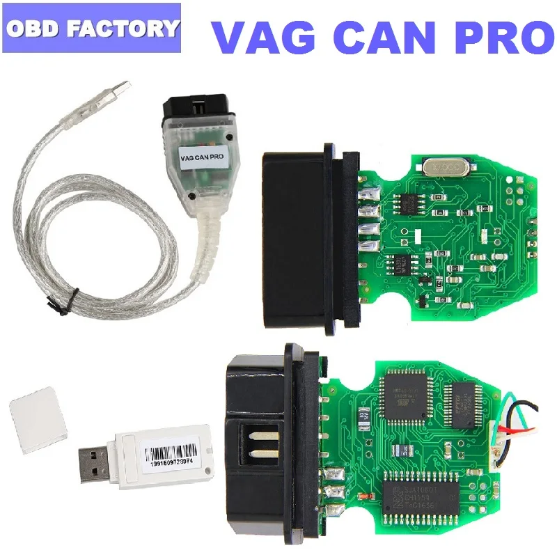 VAG CAN PRO V5.5.1 с чипом FTDI FT245RL VCP OBD2 Диагностический интерфейс USB кабель поддержкой Can