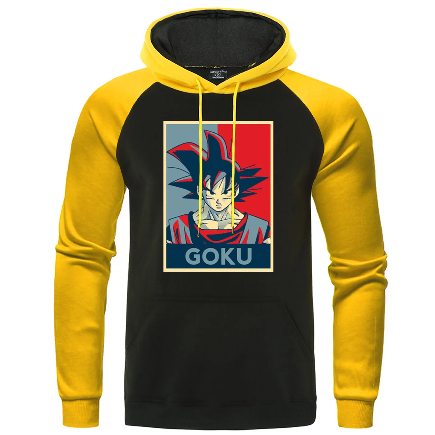 Dragon ball Z модные комплекты с рукавами-реглан толстовки Для мужчин в стиле «хип-хоп» Забавный пуловер осень-зима Харадзюку уличная одежда толстовки для мужчин одежда