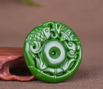 

Xinjiang and Tian Biyufu fish pendants