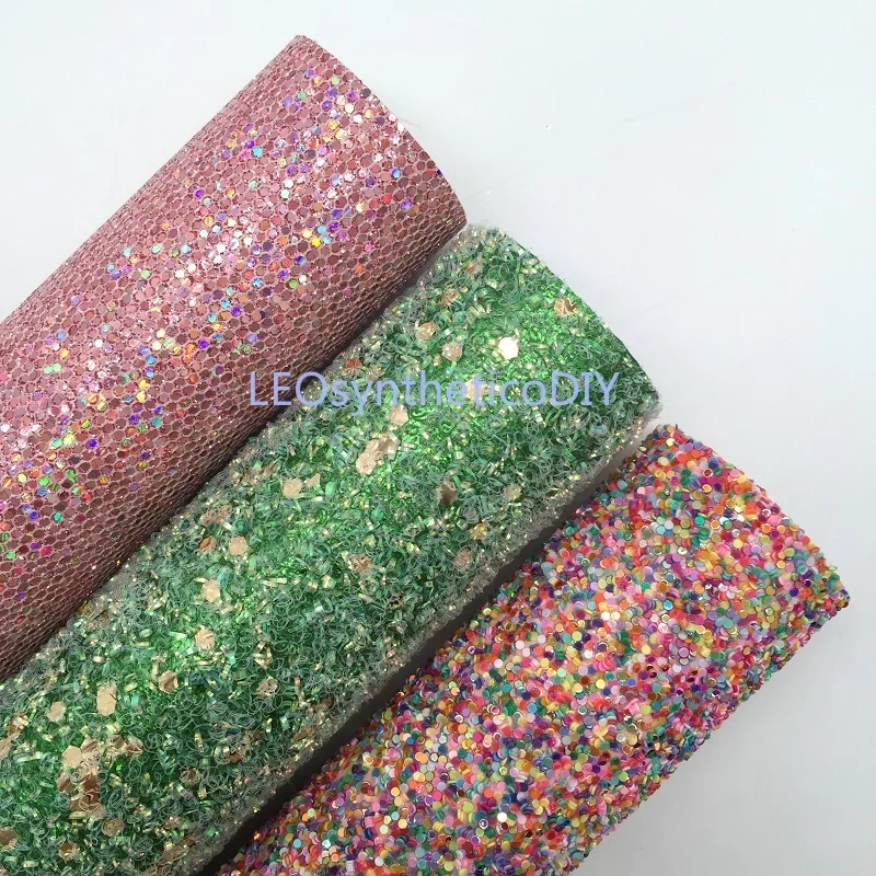 Блестящая ткань Mini Roll 30x134 см объемная блестящая кожа блестящий кожаный рулон для