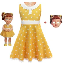 Сказочное платье для девочек disfraz jessie toy story, фантазийный костюм пастушки для маленьких девочек, кукла Габи, 4 Платья