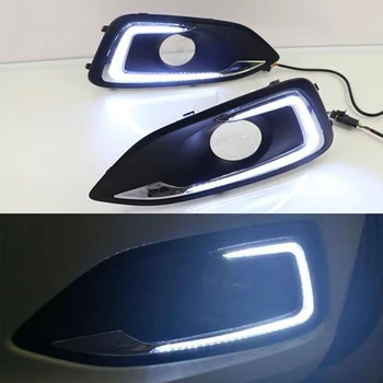 

LED DRL Daytime Running Light Turning Signal Lamp Fog light Driving Bumper For Chevrolet 11-15 /15-17 Malibu car Styling