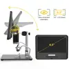 Цифровой микроскоп 5X-1200X AD208S, 8,5 дюйма, ЖК-дисплей, микроскоп с регулируемым прицелом 1080P, паяльный инструмент с двумя лампами ► Фото 3/6
