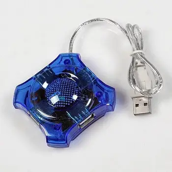 

1pcs 4 PORT USB HUB Chic MINI HIGH SPEED For LAPTOP Notebook PC Newest