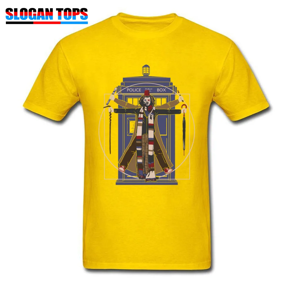 Casual Vitr-Whovian_Doctor_9861 T Shirts for Men Hip Hop Father Day O-Neck 100% Cotton Short Sleeve T Shirts Tops Shirts Vitr-Whovian_Doctor_9861 yellow