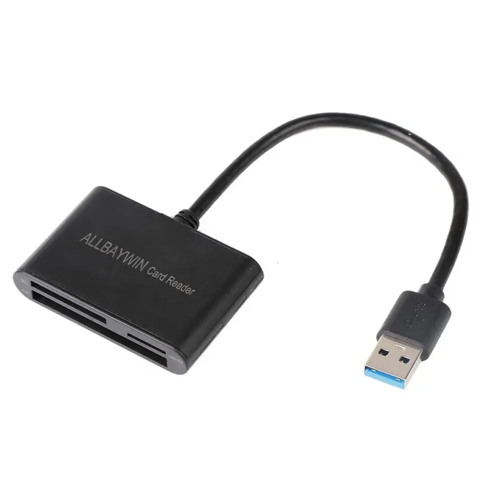 USB SD Card Reader USB 3.0 Memory Card Reader Writer Compact Flash Card Adapter for CF/SD/TF Micro SD/Micro Card for Wind