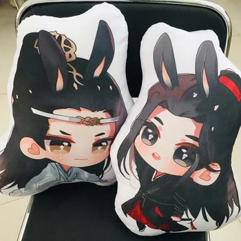 

45cm Mo Dao Zu Shi Cartoon Figure Pillow Wei Wuxian LanWangji Doll Bolster Pillow Anime Around