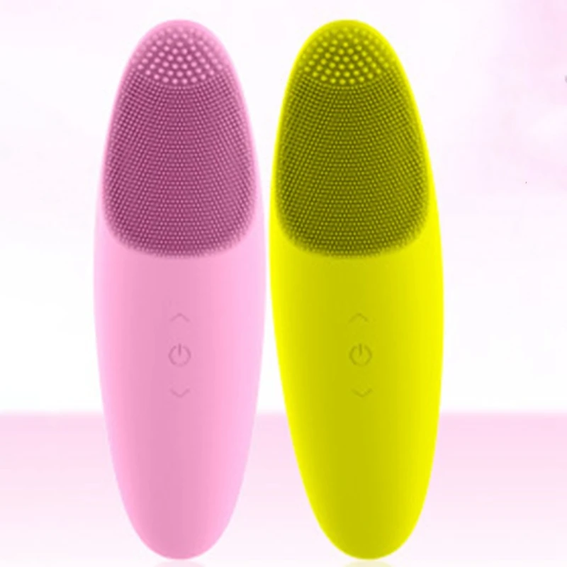3 in 1 Use Wireless Charging Facial Silicone Cleanser Face Heating Massage Spa Device Gentle Exfoliating Removing Blackhead