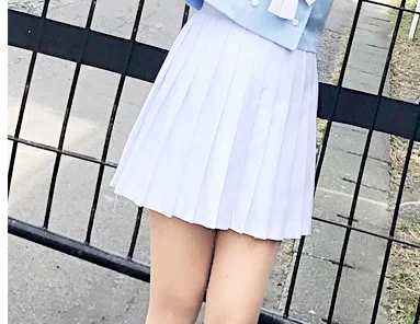 only skirt Свет сакуры синий японская школьная форма юбка jk Униформа класса Униформа костюм моряка колледжа Ветер костюм женский студентов униформы - Цвет: only skirt