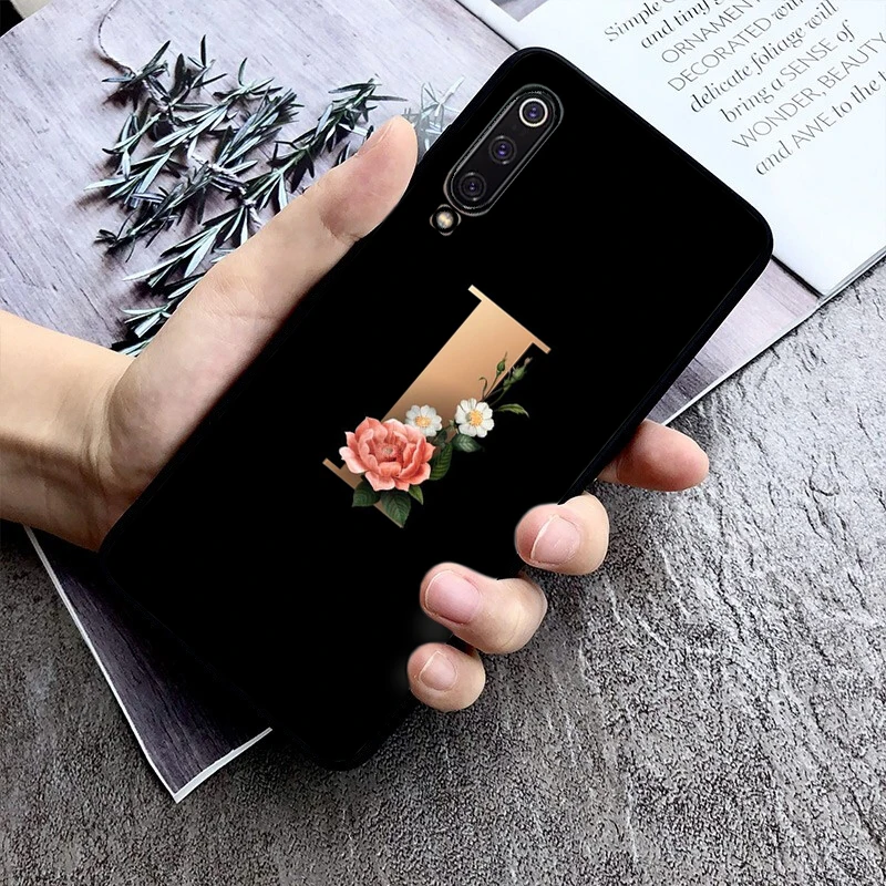 Letter Alphabet Flowers Print Floral 