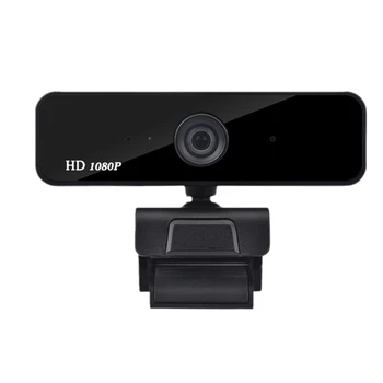 

1080P Webcam, Built-in Dual Microphones, Full HD Video Camera for PC, USB Plug and Play, Real-Time Video Chat Meeting
