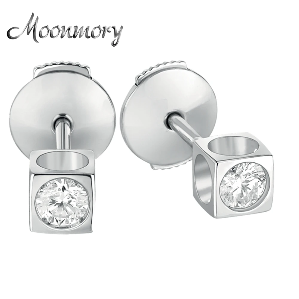 Женские серьги гвоздики из серебра 925 пробы с цирконом|fashion stud earrings|stud earringsearrings