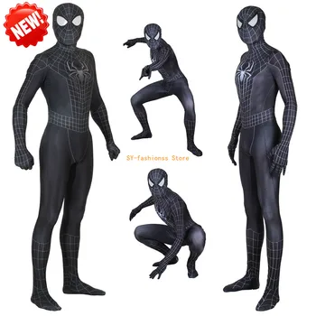 

High quality Adult/Kid classic Ramitoni poison spider-Boy Costume 3D Print Spandex Halloween Spiderboy anime Cosplay Zentai suit