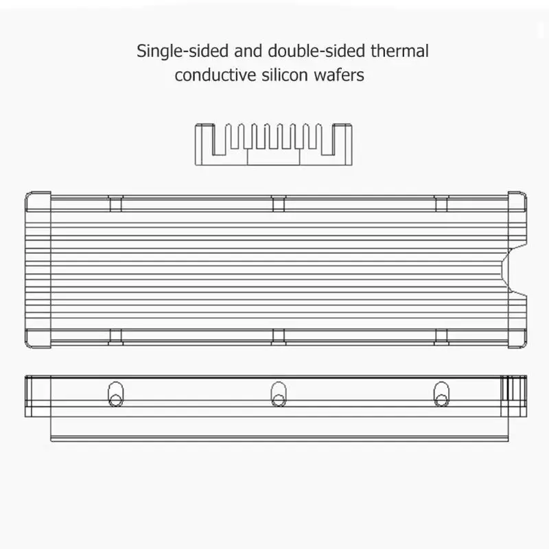 M.2 NVMe радиатор SSD теплопроводность лист M.2 твердотельный диск крутая Подушка сильный теплоотвод вниз до 10-25 градусов