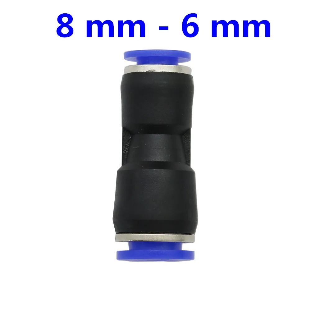 Воздушный пневматический шланг диаметром 10 мм, 8 мм, 6 мм, 12 мм, 4 мм, 16 мм - Цвет: 8mm-6mm