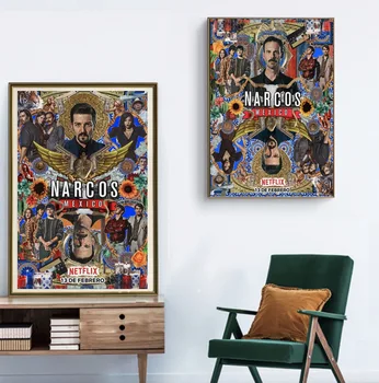 

Narcos: Mexico Season 2 Portrait Poster Decorative Poster Wall Canvas Sticker Home Decor Gift