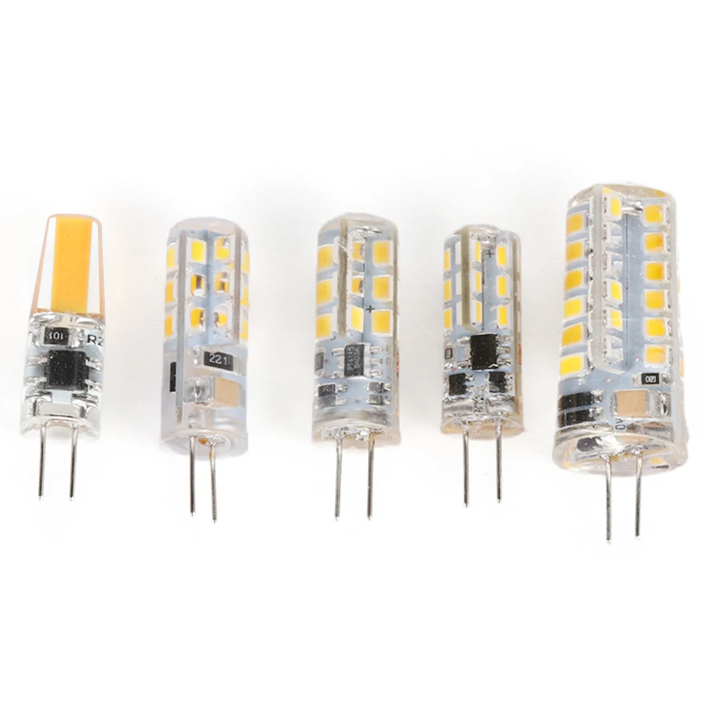 

2019 New LED Crystal Lamp G4 E14 DC 1.5W 3W 5W COB LED G4 Bulb Dimmable for Crystal Chandelier Lights DIY Home Decoration