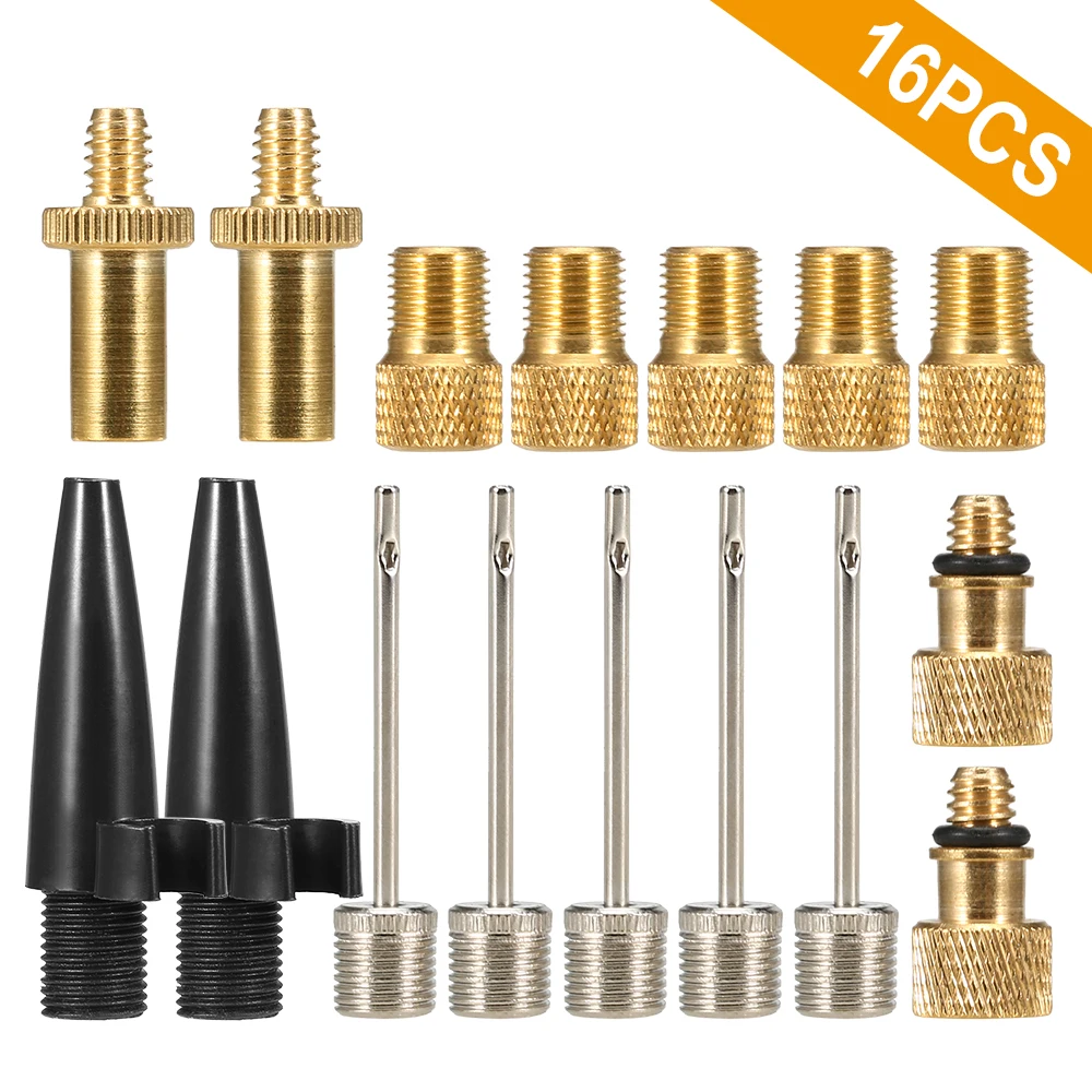 Bike Accessories Bicycle Presta to Schrader Valve Adapters+ Presta Valve Extension Pump Tools For Mountain Bike Valve Adaptorit