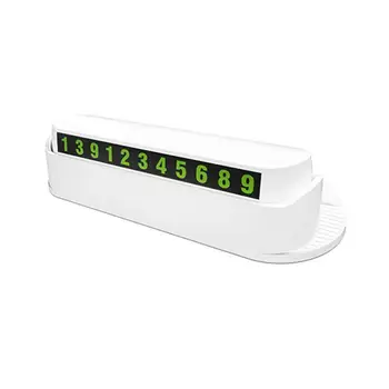 

New Creative Car Temporary Parking Card Multi-Function Mobile Phone Bracket Parking Number Card With Luminous Aromatherapy