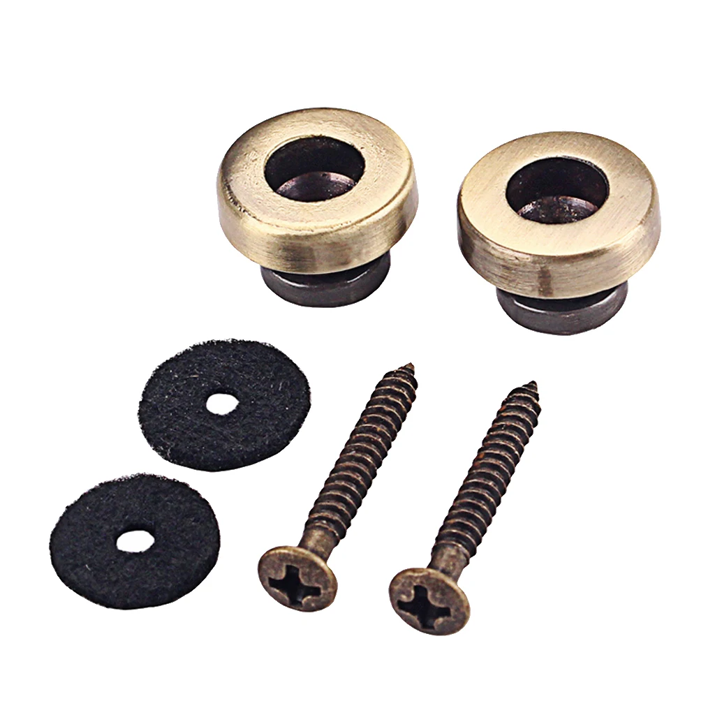 Guitar Strap Buttons Locks Straplock For  Electric Guitar Parts