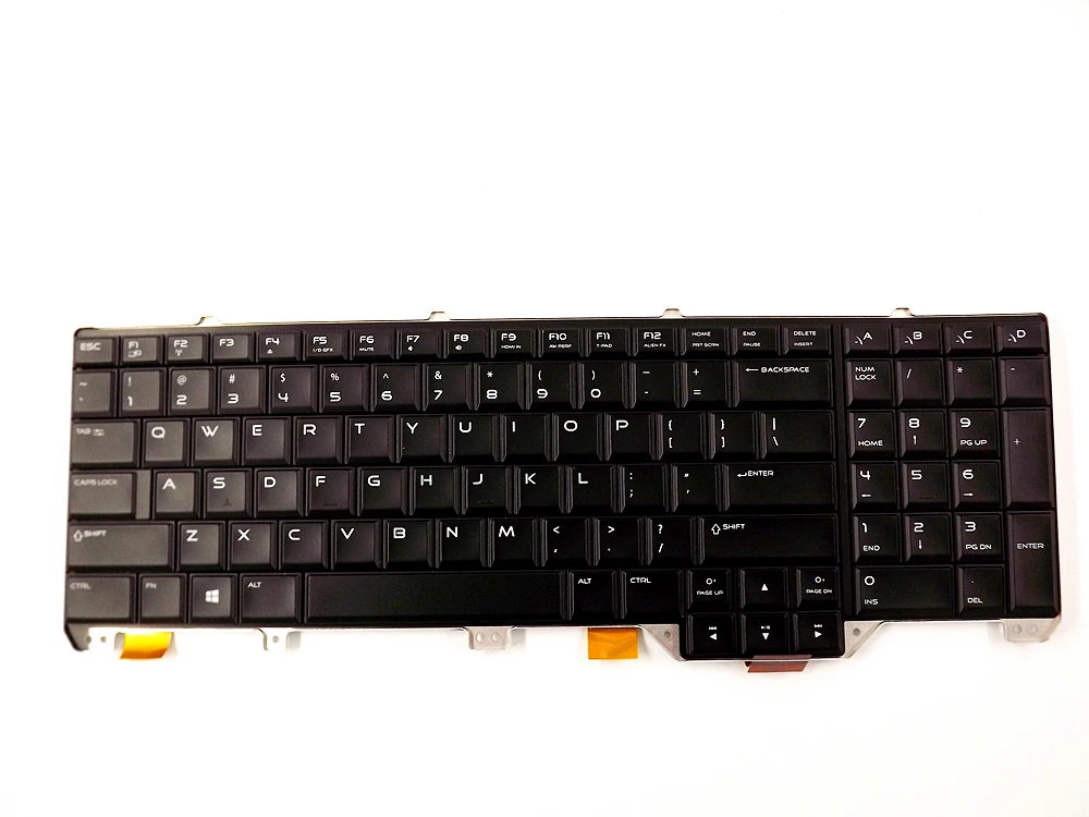 Клавиатура с подсветкой ноутбука США 0M8MH8 PK130UJ1B00 для Alienware M17X R5
