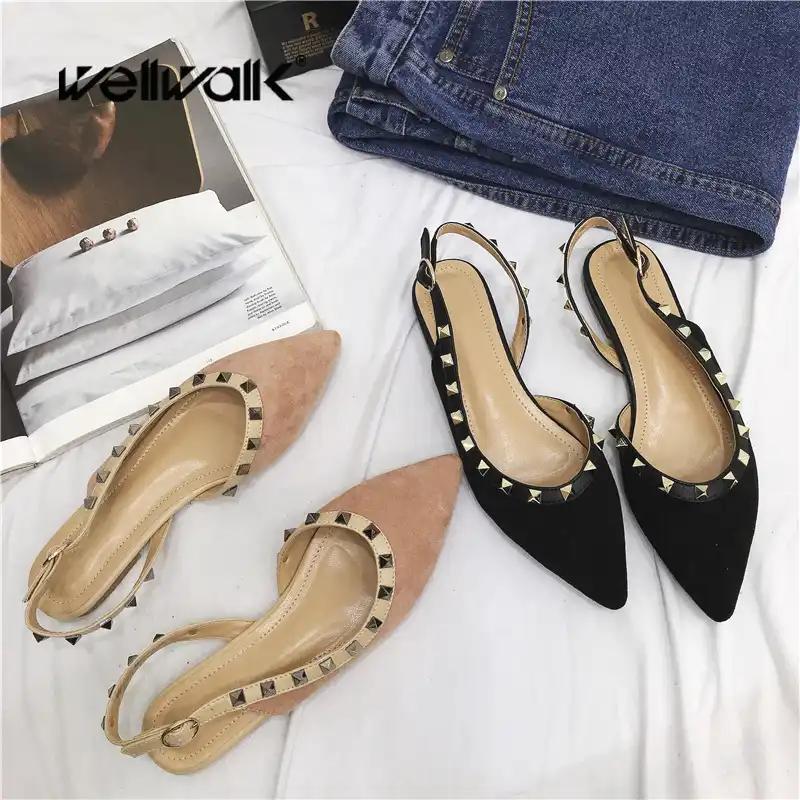 ladies dressy flat sandals