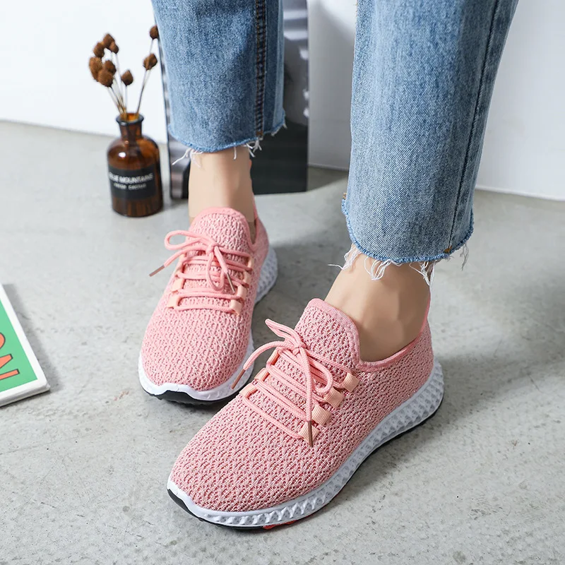 

2019 New Autumn Korean Mesh Women Sneakers Basket Femme Breathable Vulcanized Shoes Chaussures Femme Sneakers Women Plimsolls