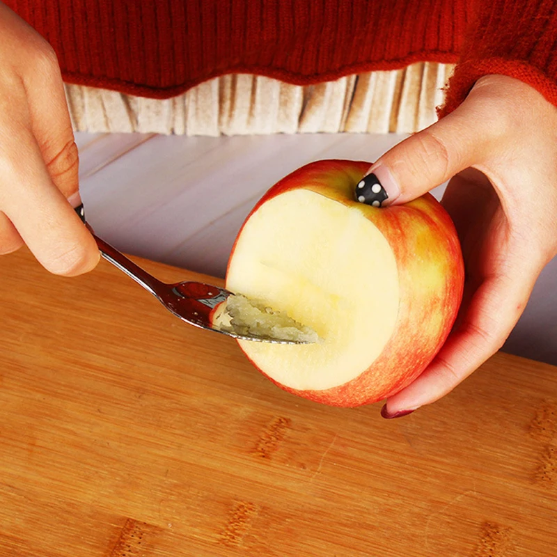Cubara de afeitar de fruta de doble cabeza de acero
