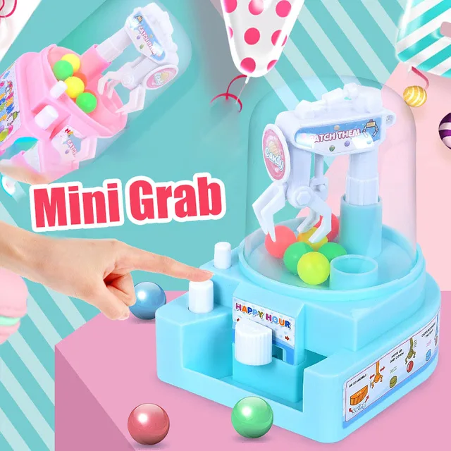 Mini Claw Machine Kids Grab Ball Candy Doll Machine Toy for Kids Toys Gift M09 1