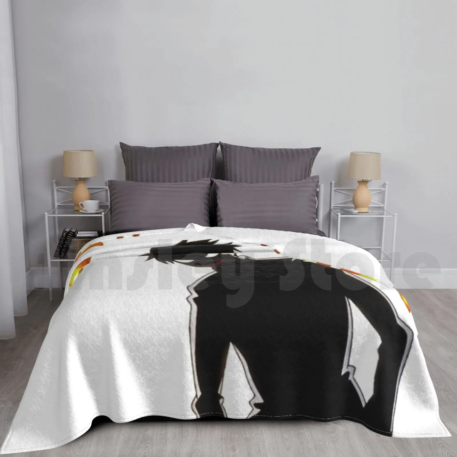 Shinra Demon Feet | Livello 3 Fire Fighter Coperta Fashion Custom 2736 Enen No Shouboutai Anime Fire Force