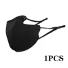 Adult Black Cotton Face Mask Adjustable Cloth Mask Face Shield Washable Man Woman Reusable Mouth Mask Mouth Caps Mascarilla 3