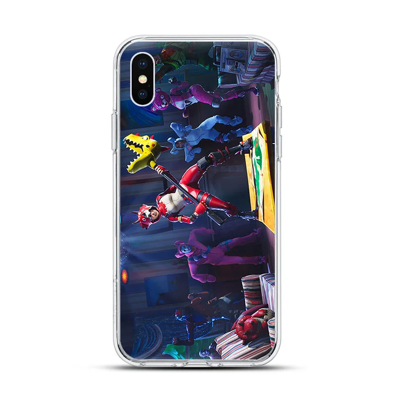 Горячая игра битва royale огонь FN Мягкий силиконовый чехол для телефона для iphone 11 11Pro XS Max X XR XS 7 8 6s Plus 5 se Монстры лама чехол