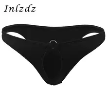 Lingerie Underwear with Penis Hole Men Bikini Briefs Gay Underwear Underpants Exotic Costume for Sex Hot SexyMale Thongs Panties
