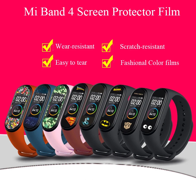BOORUI 5 шт./партия mi band 4 защитная пленка для экрана HD TPU анти-взрывающаяся Защита от царапин для xiaomi mi band 4