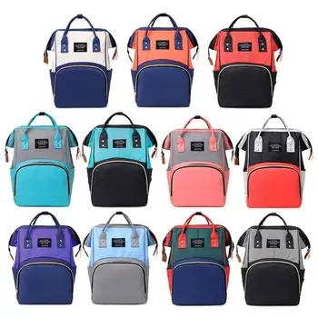 

Hit Color Mommy Travel Backpacks Large Capacity Mommy Travel Backpacks Big Nylon Maternity Nappy Top-handle Nursing Diaper Bags