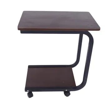 

15mm Chipboard Removable Coffee Table Black Sider Table Night Table with wheels