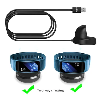 

Smart Watch Bracelet Charger Adapter Dock Stand Charger Charging Cable Cord For Samsung Galaxy Gear Fit 2 R360/Fit2 Pro R365