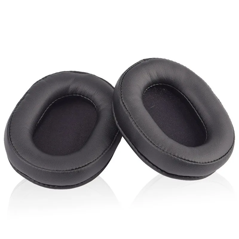 Черный Амбушюры для наушников Audio-Technica ATH-MSR7 M50X M20 M40 M40X SX1, наушники, наушники, вкладыши из пены, подушечки подушки, амбушюры, чехлы, чашки, черные - Цвет: Черный