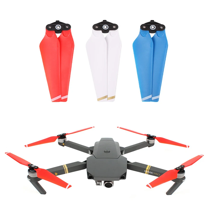 4 шт. цветные пропеллеры 8330F для DJI Mavic Pro Fly More Combo быстросъемные складные CW & CCW |