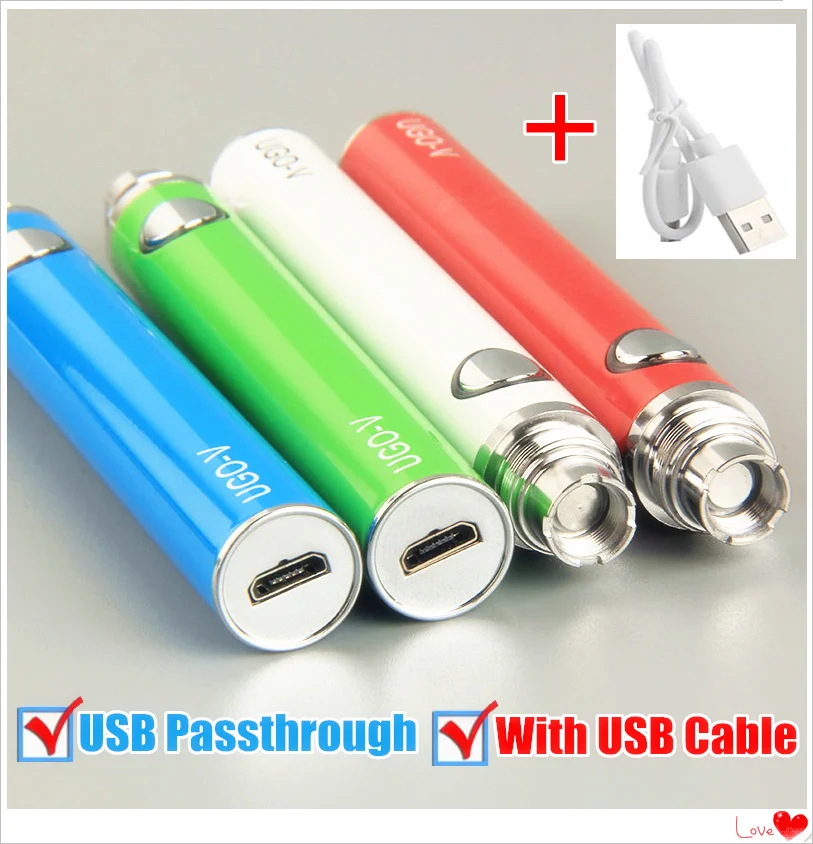 Батарея UGO V 510 с USB зарядным устройством 1 шт. электронная сигарета испаритель 650