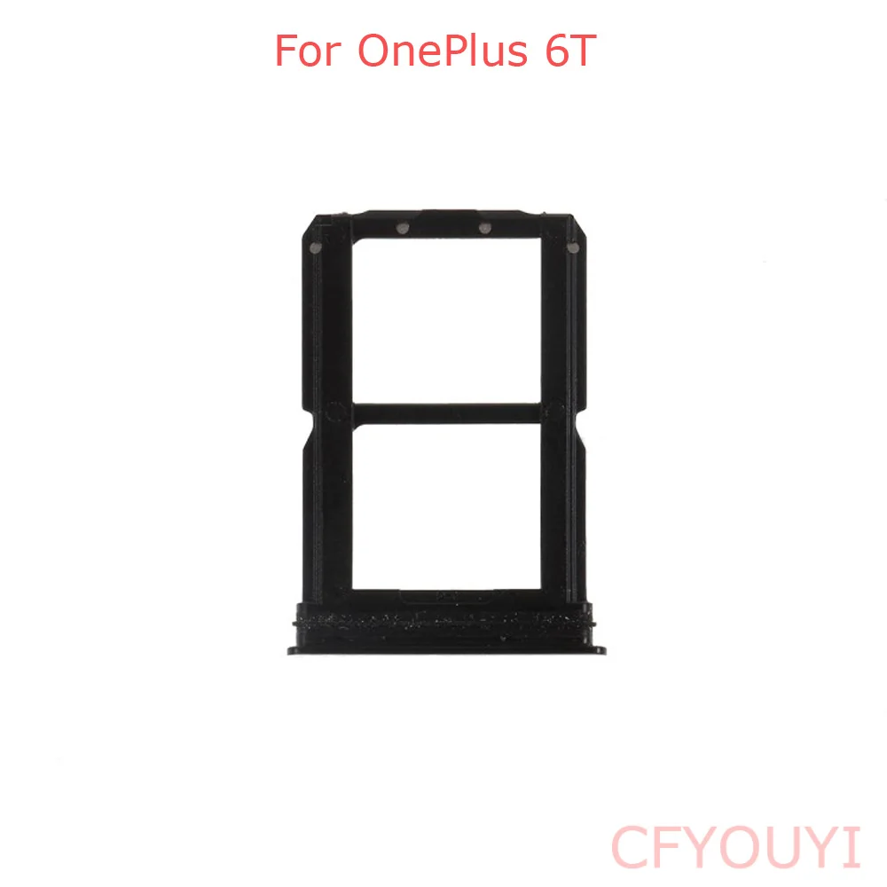 Для One Plus 6T 2 SIM карты лоток держатель Слот запасная часть для 1 + 6T|Шлейфы мобильных