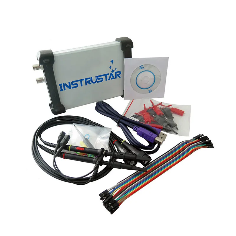 Улучшенная версия настольный USB аналоговый Виртуальный осциллограф ISDS205C