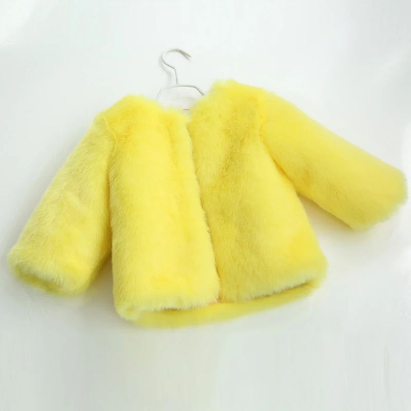 Модная детская шубка для девочек и мальчиков от 2 до 8 лет, зимняя куртка одежда для малышей пальто с искусственным мехом для малышей ветровки детская верхняя одежда, пальто